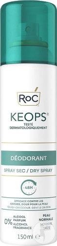 Roc Keops Deodorant Spray Sec Fără Alcool 150ml