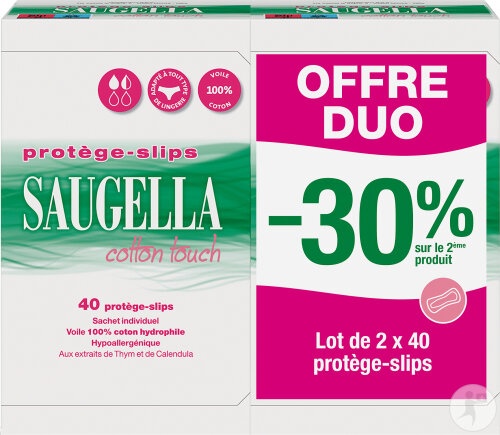 Saugella Cotton Touch Absorbante Hipoalergenice Moi 2x40buc