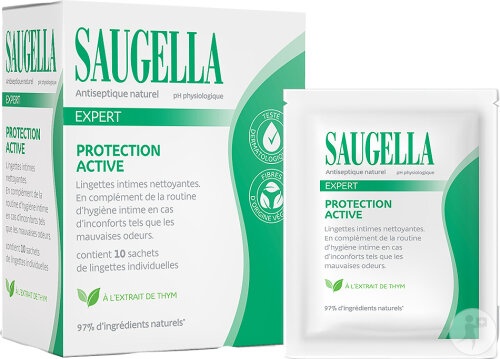 Saugella Șervețele Antiseptice Pentru Curățarea Intimă 10 Bucăți