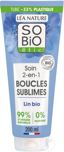 So'Bio Étic Tratament 2 În 1 Pentru Bucle Sublime Cu In Organic Tub 200ml