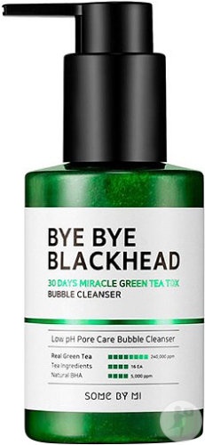 Some By Mi Bye Bye Solutie De Curatare Pentru Puncte Negre Cu Ceai Verde 120g