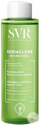 SVR Sebiaclear Micro-Peel Apă Regenerantă Curățarea Porilor Flacon 150ml
