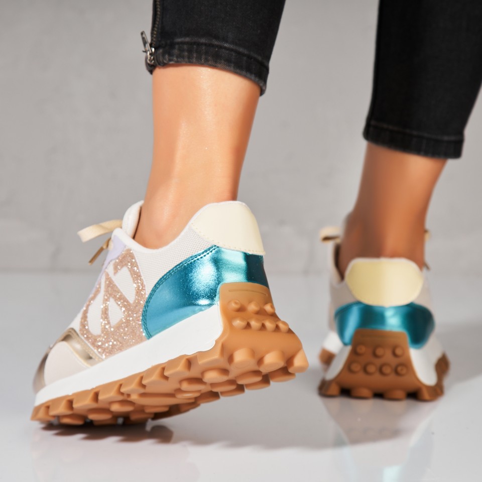 Poze Adidași damă Auriu din Piele Ecologica Intoarsa Jasai