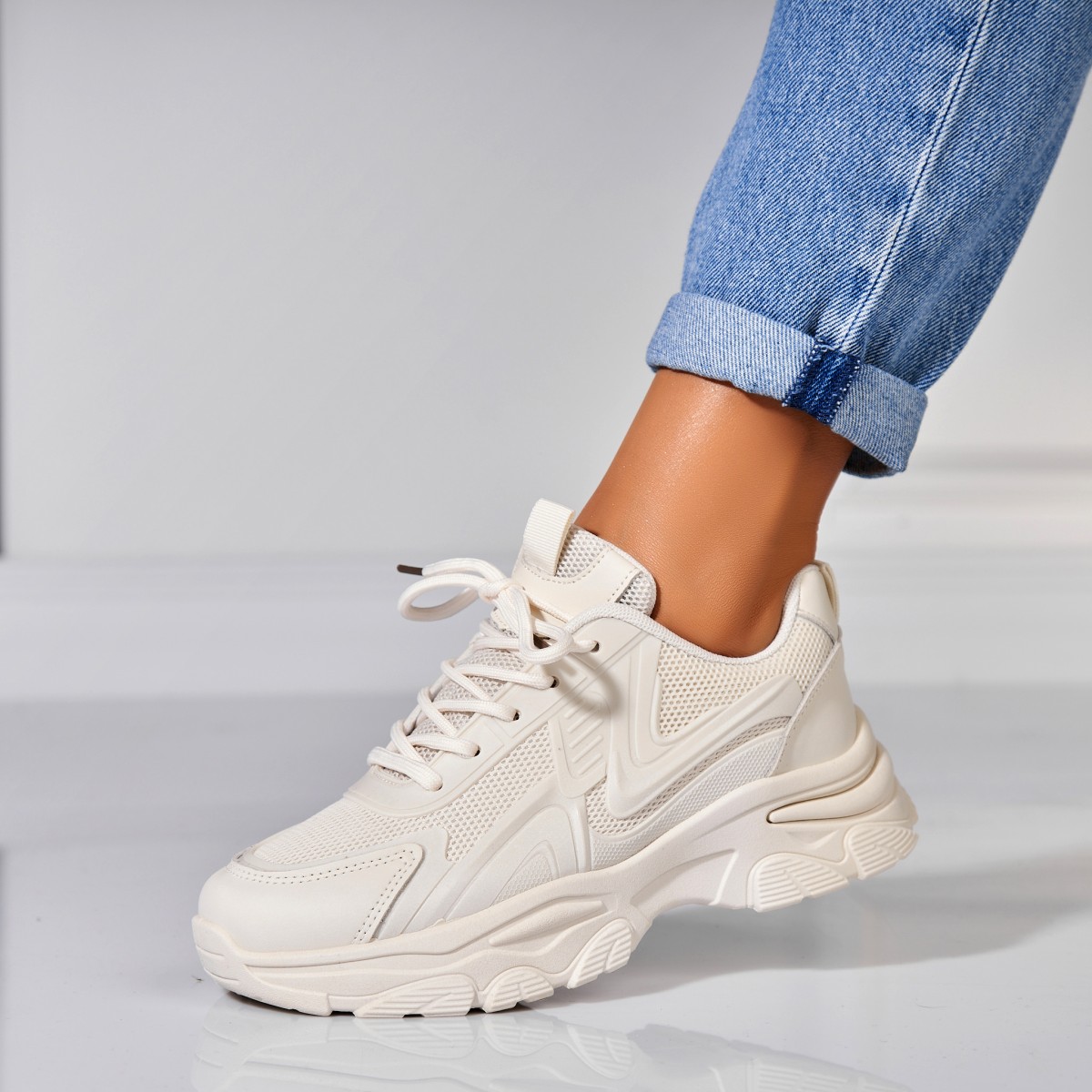 Poze Adidași damă Piele Ecologica Bej Enara