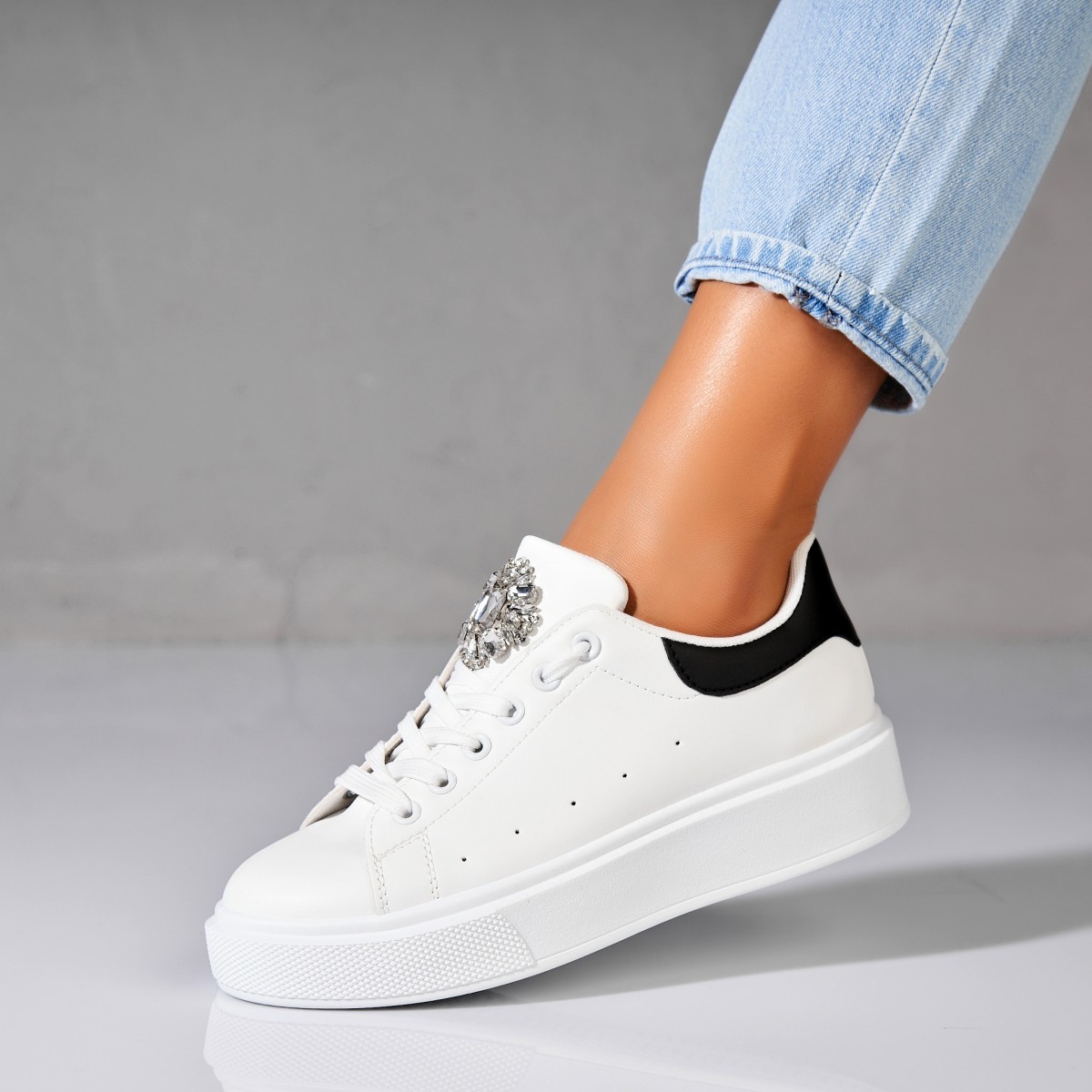 Poze Adidași damă Piele Ecologica Negru Ashvi