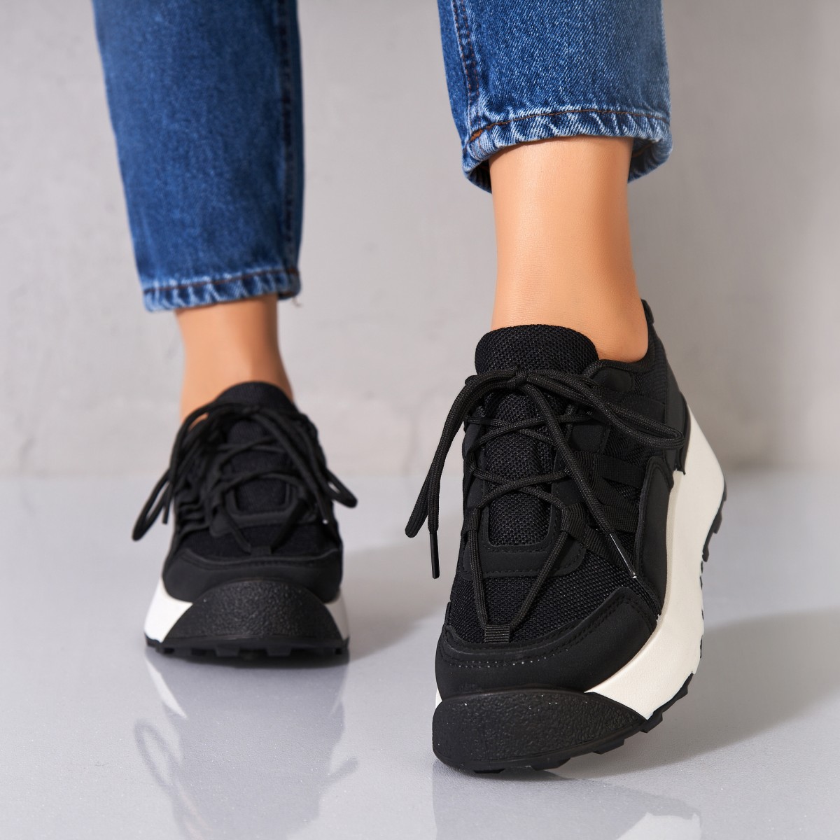 Poze Adidași damă Piele Ecologica Negru Markia