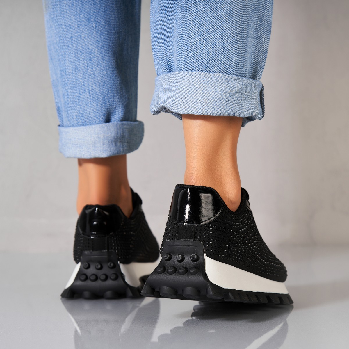 Poze Adidași damă Piele Ecologica Negru Tayon