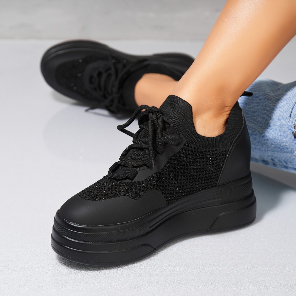 Poze Adidași damă Piele Ecologica Negru Zalena