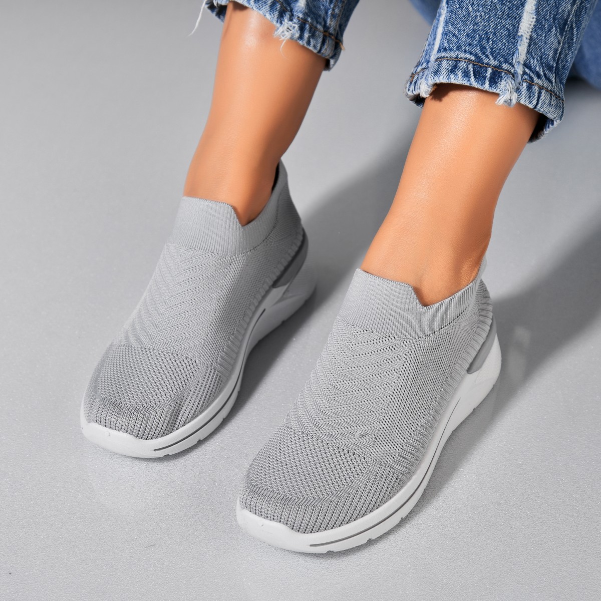 Poze Adidași damă Textil Gri Sofya