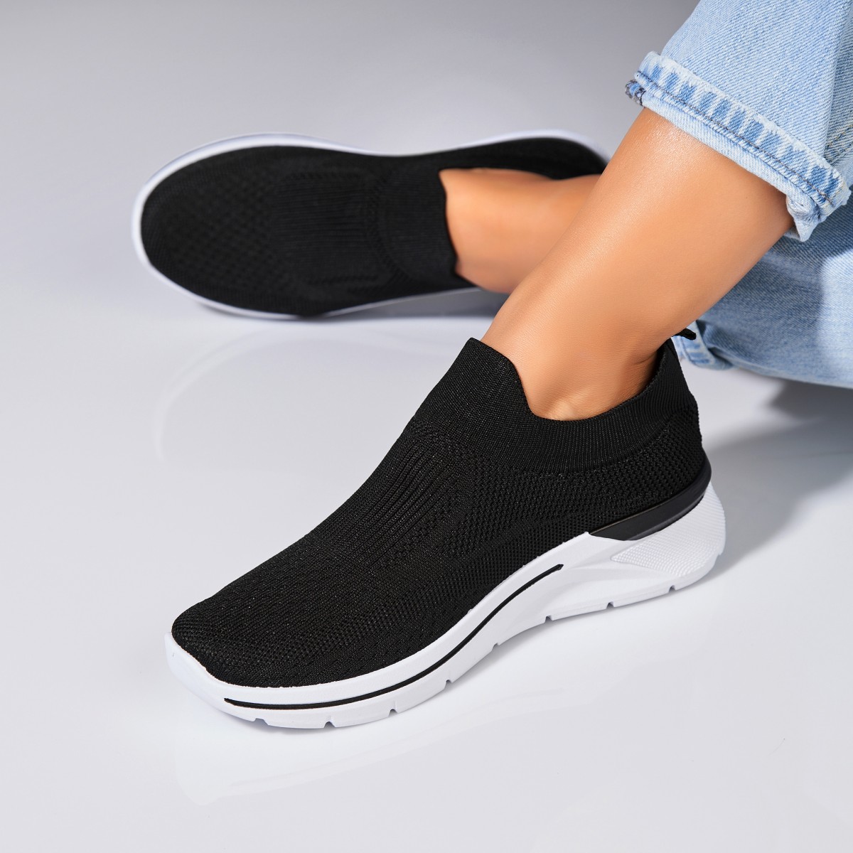 Poze Adidași damă Textil Negru Brany