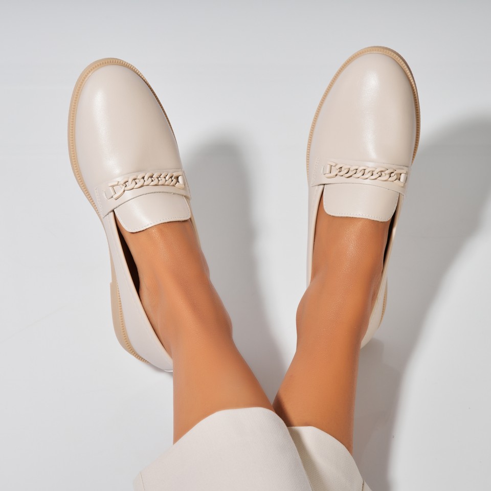 Poze Balerini dama Piele Ecologica Bej Henly