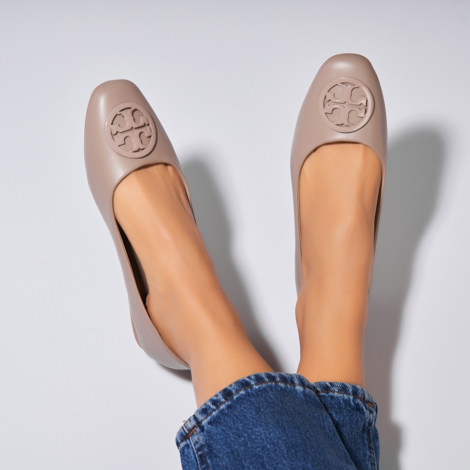 Poze Balerini dama Piele Ecologica Kaki Kayn