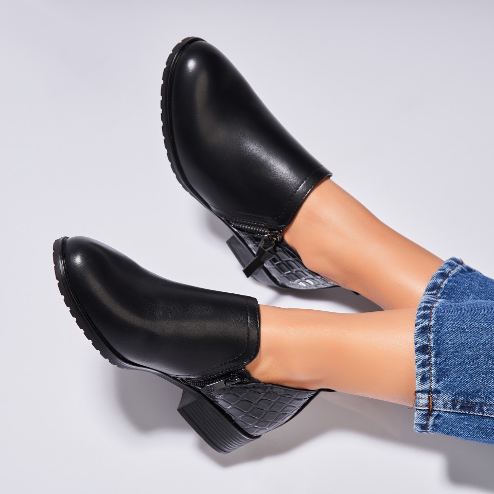 Poze Pantofi dama casual Negri din Piele Ecologica Emberly