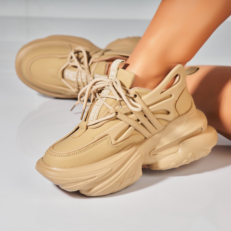 Poze Adidasi Dama Kaki din Piele Ecologica Nasim