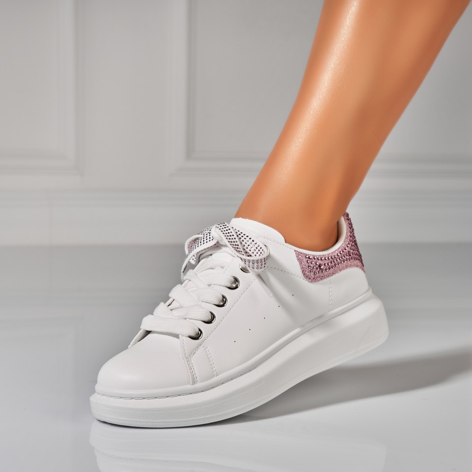 Poze Adidasi Dama Mov din Piele Ecologica Asahi