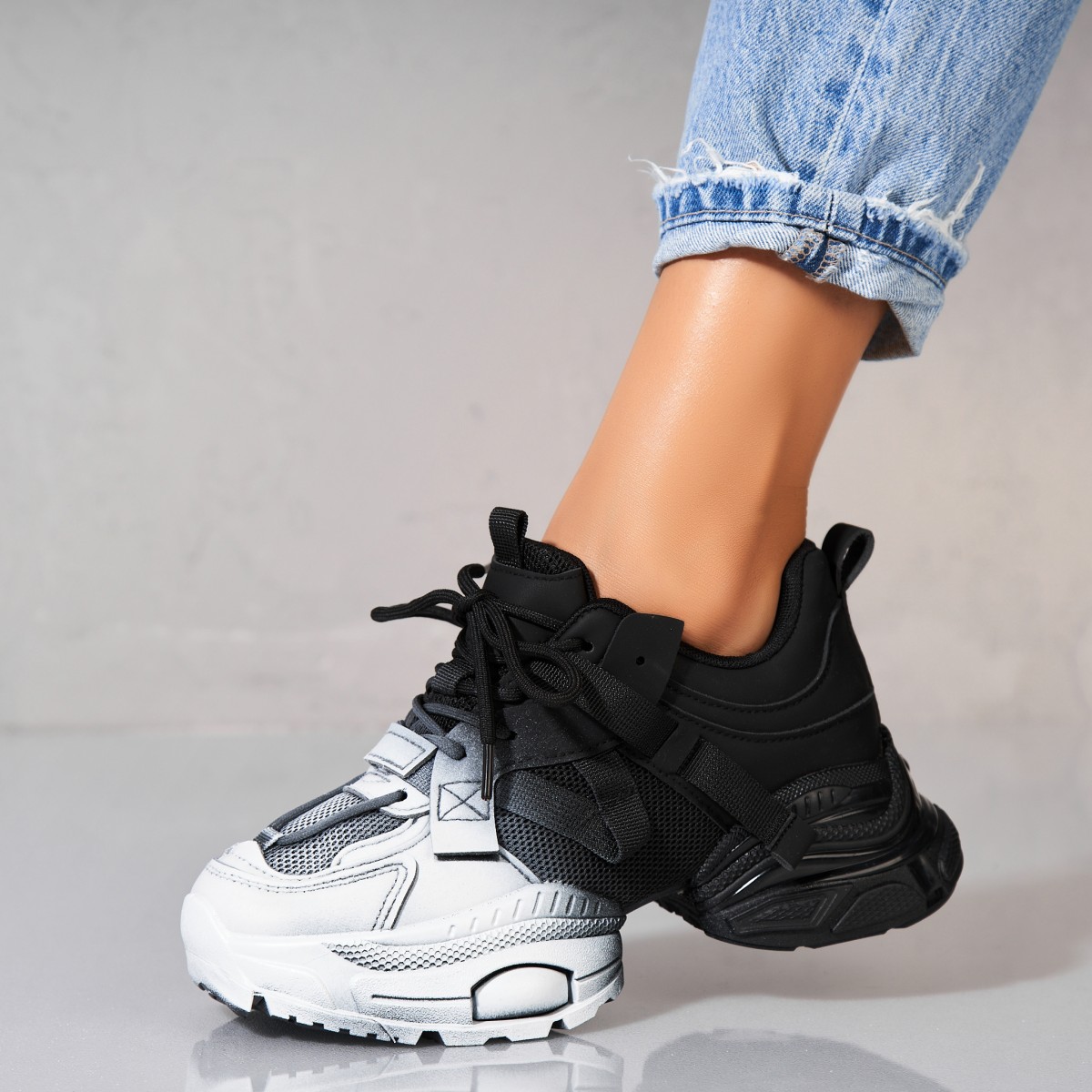 Poze Adidași damă Piele Ecologica Negru Anise