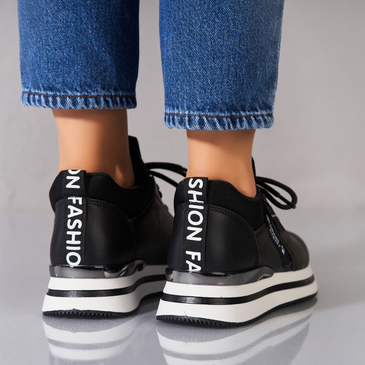 Poze Adidași damă Piele Ecologica Negru Rayne