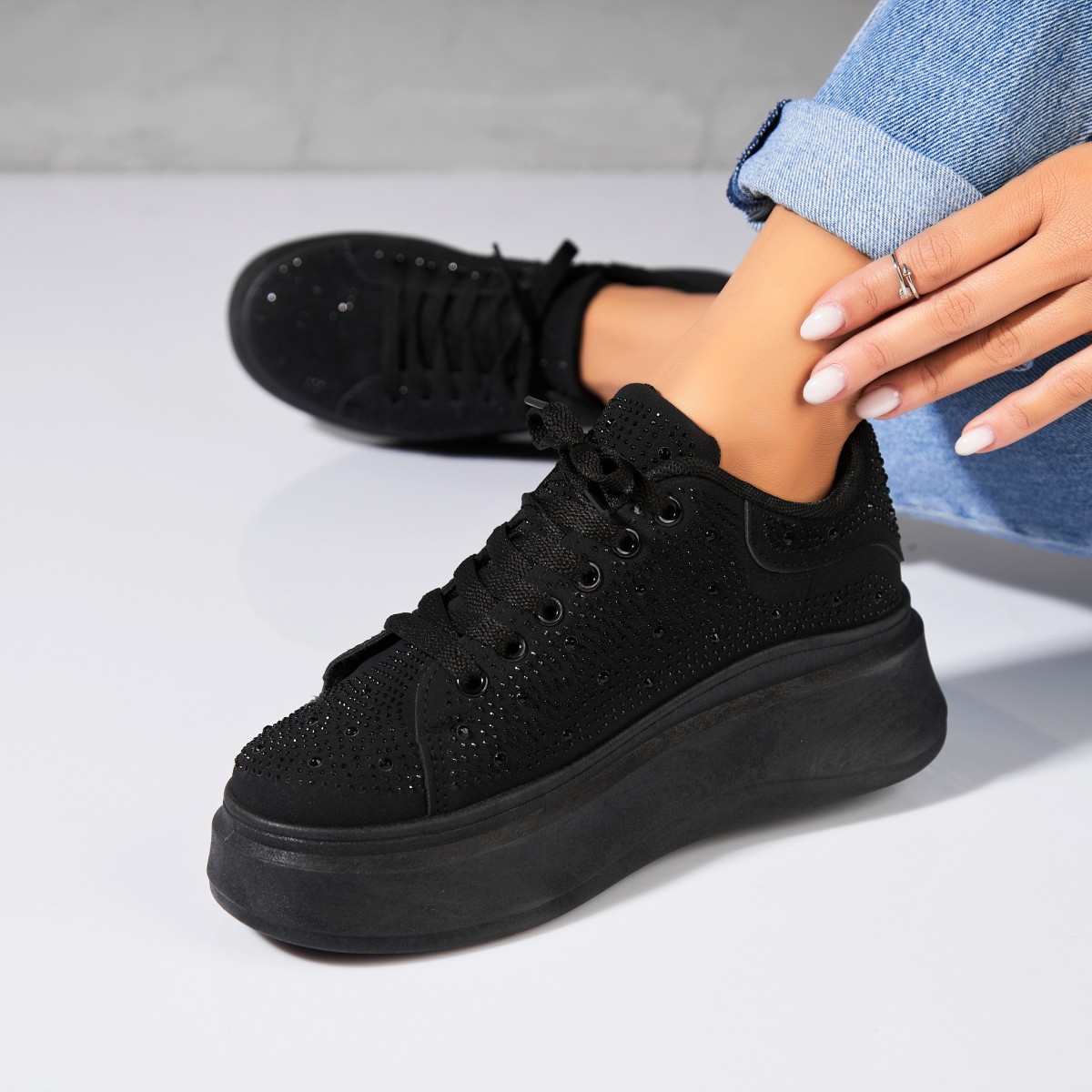 Poze Adidași damă Piele Ecologica Negru Toney
