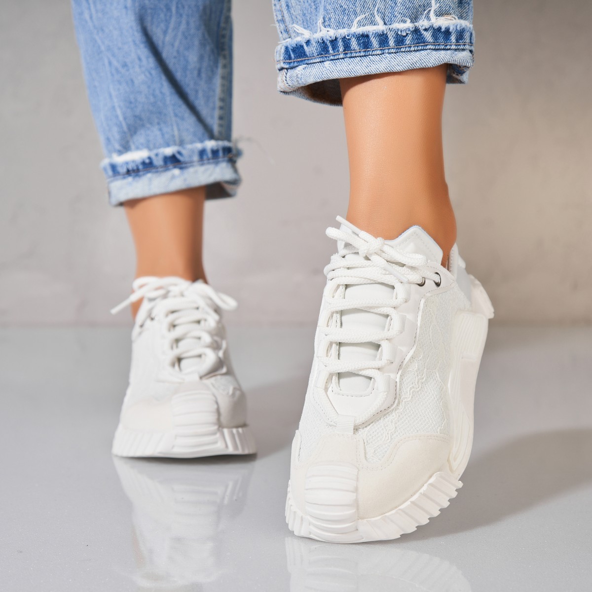 Poze Adidași damă Textil Alb Xayla