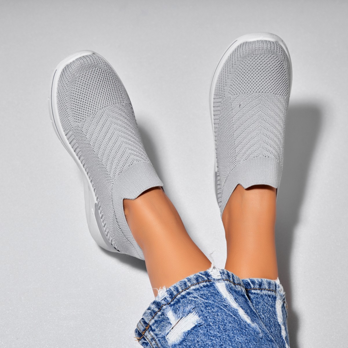 Poze Adidași damă Textil Gri Sofya