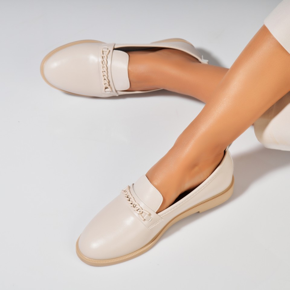 Poze Balerini dama Piele Ecologica Bej Henly