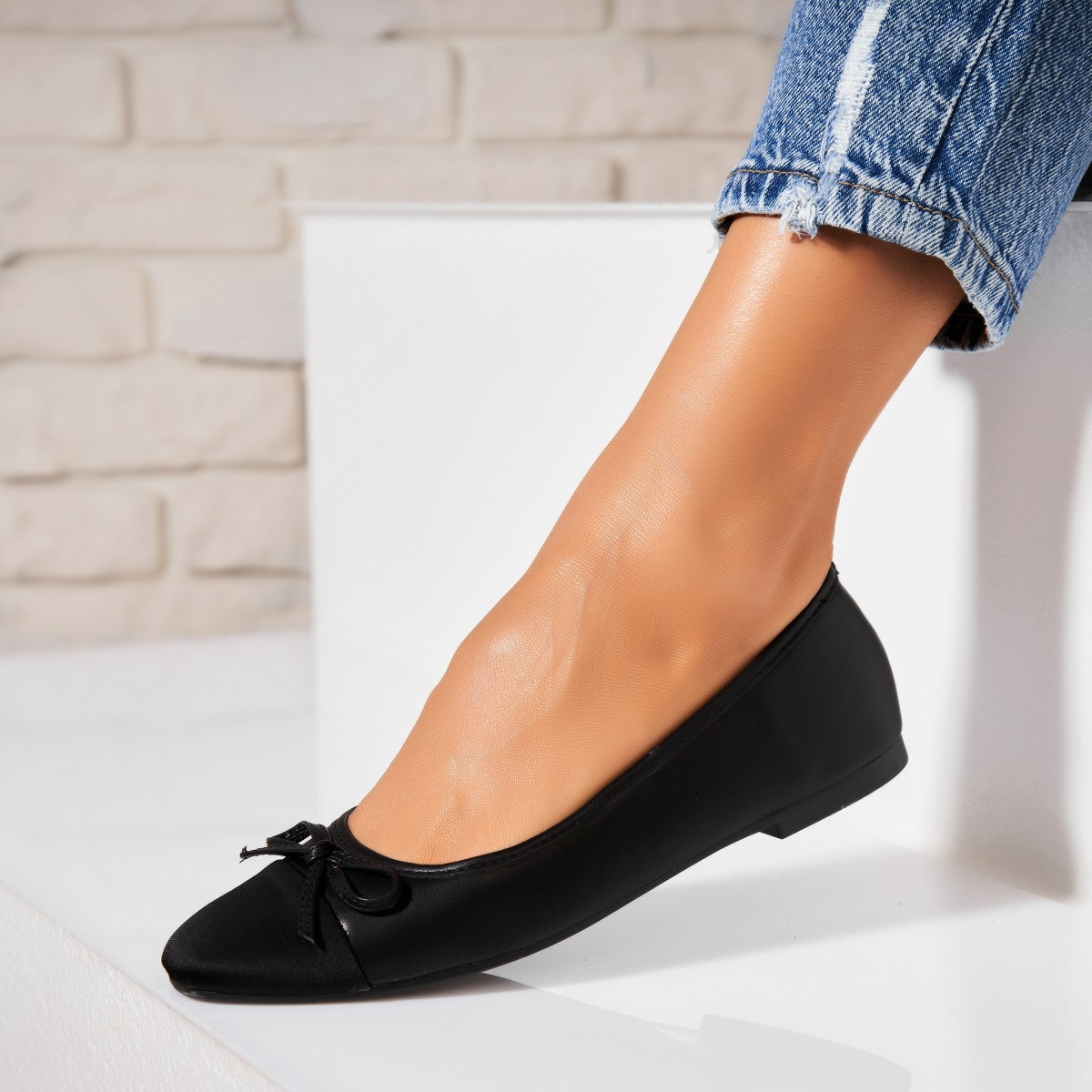 Poze Balerini dama Piele Ecologica Negru Jaziel