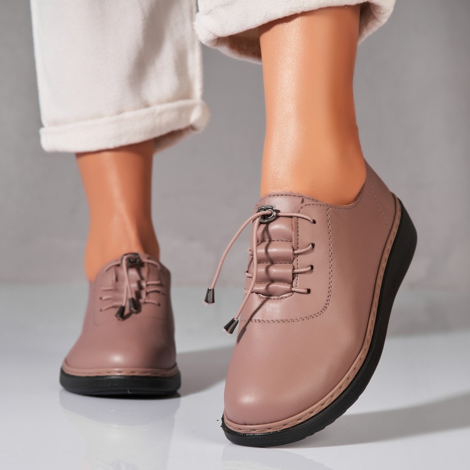 Poze Pantofi dama casual Kaki din Piele Ecologica Amyah