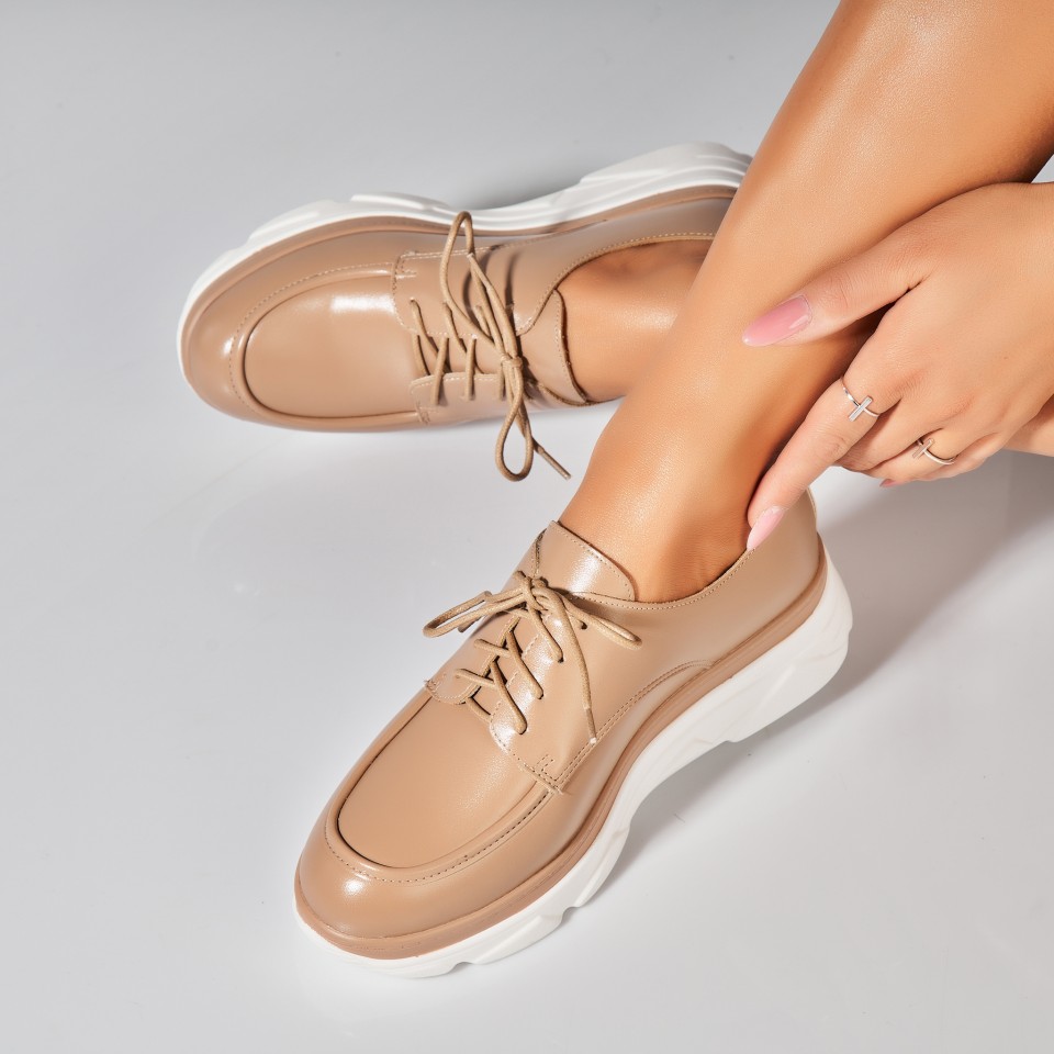 Poze Pantofi dama casual Kaki din Piele Ecologica Sione