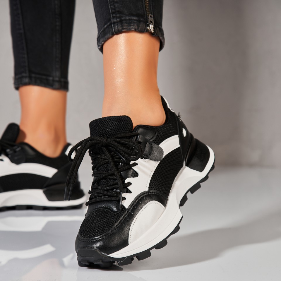 Poze Adidași damă Negri din Piele Ecologica Arale