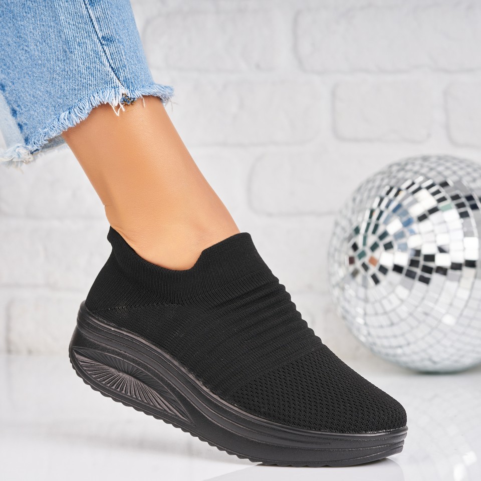 Poze Adidasi Dama Negri din Textil Mabel