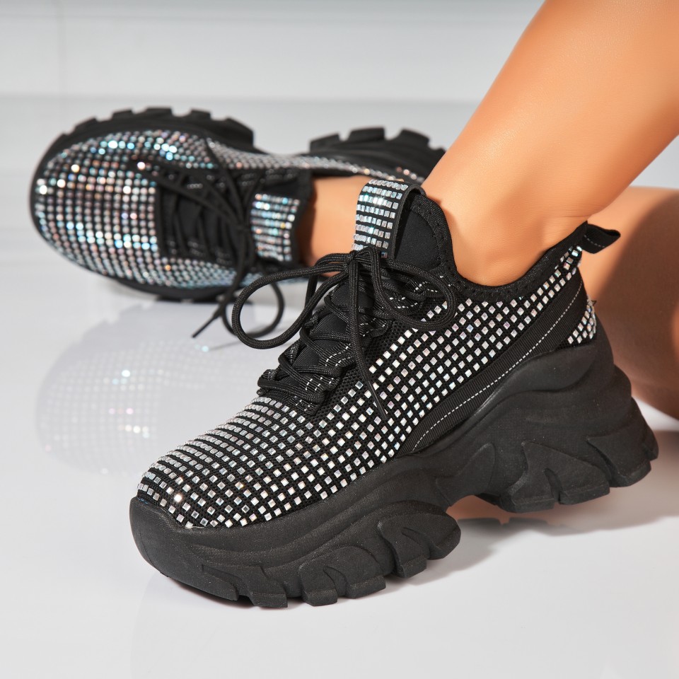 Poze Adidasi Dama Negri din Textil Orien