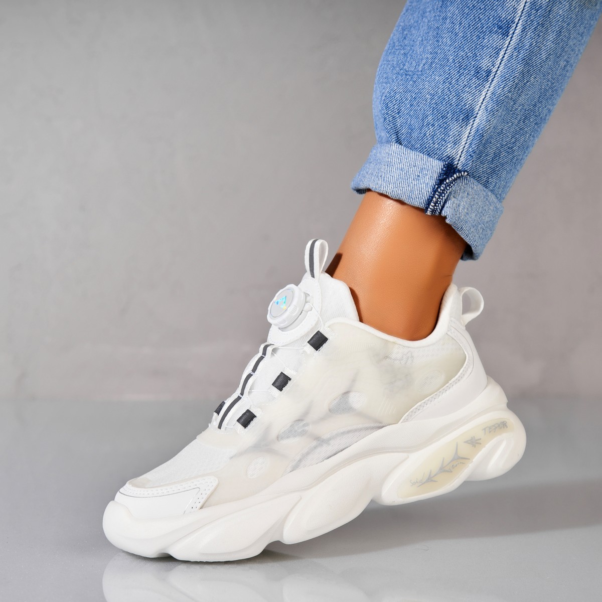 Poze Adidași damă Piele Ecologica Alb Kayen