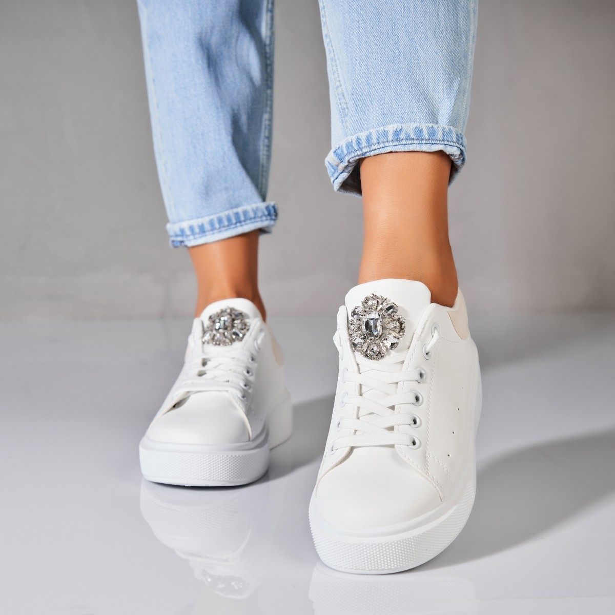 Poze Adidași damă Piele Ecologica Bej Ashvi