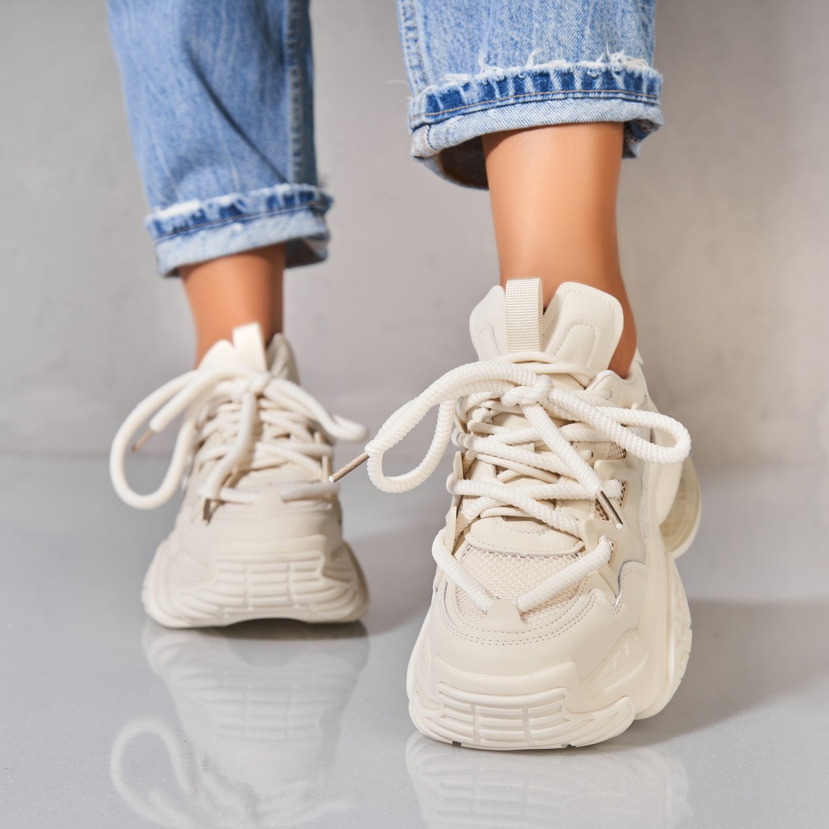 Poze Adidași damă Piele Ecologica Bej Tayley