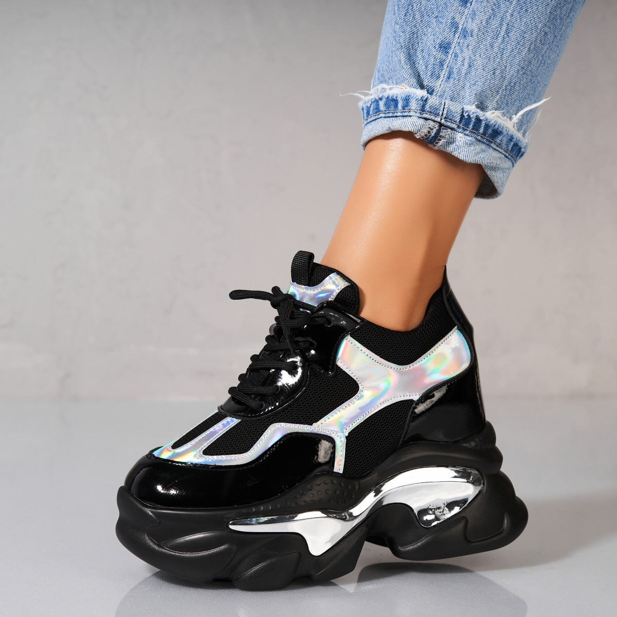 Poze Adidași damă Piele Ecologica Negru Alaysa