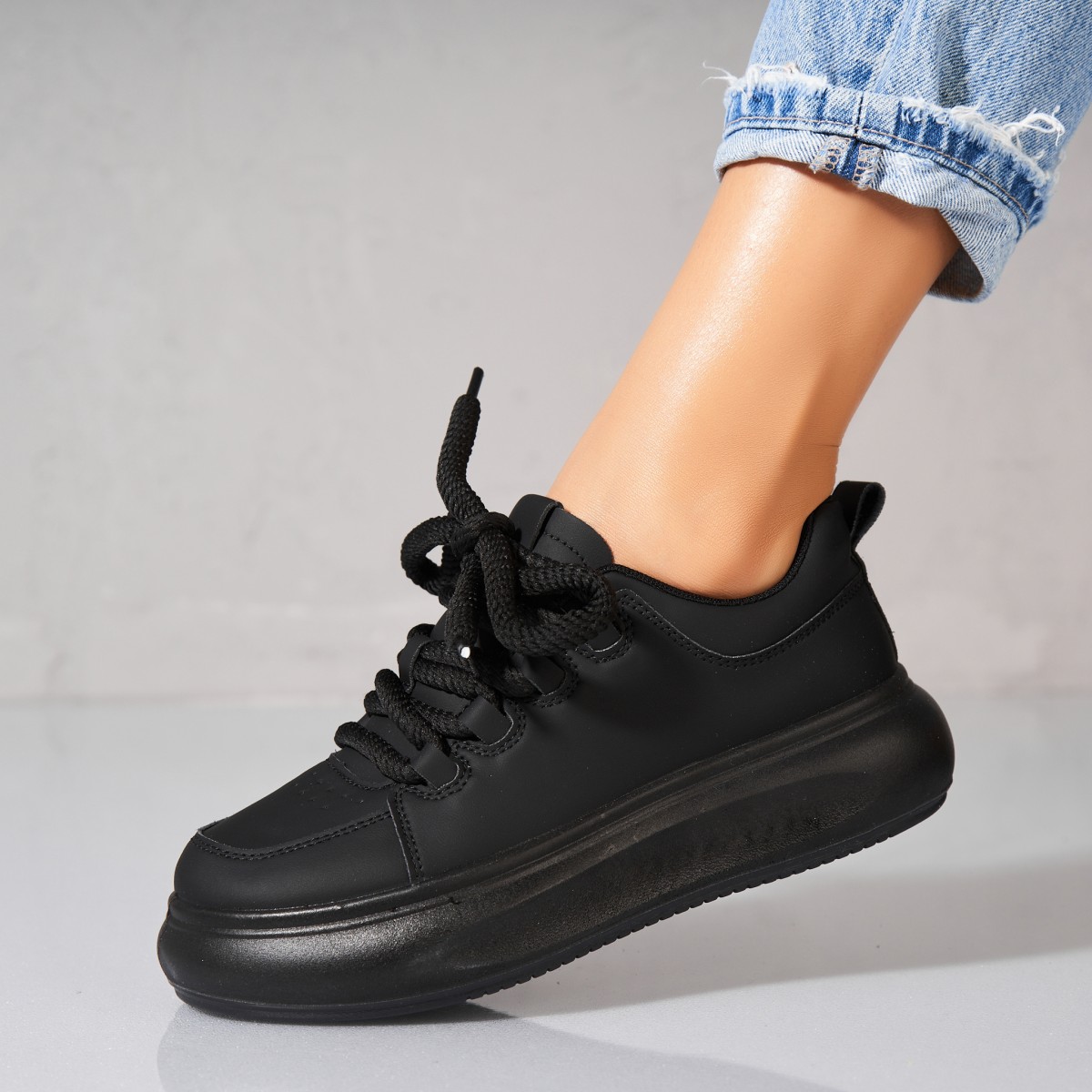 Poze Adidași damă Piele Ecologica Negru Ineza