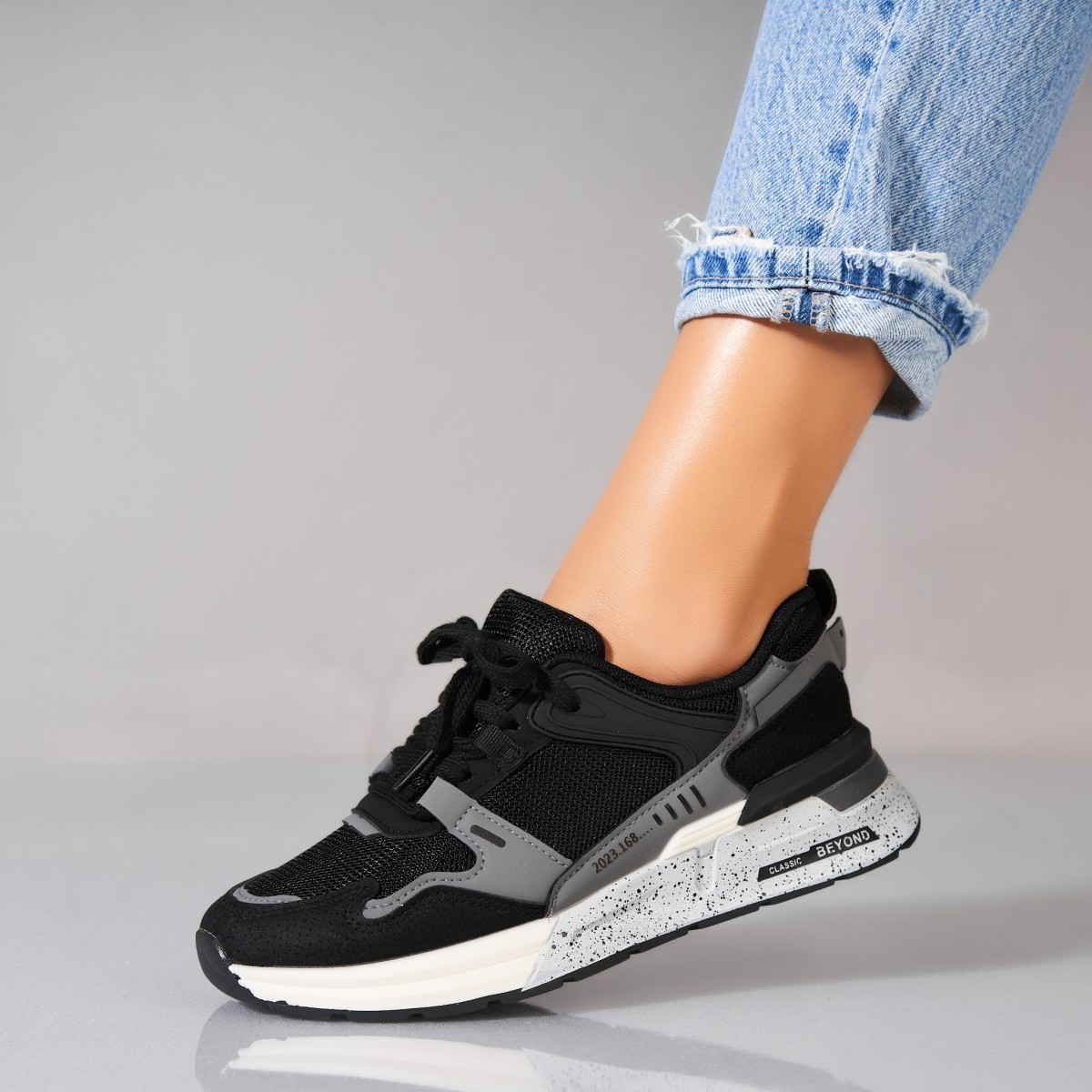 Poze Adidași damă Piele Ecologica Negru Ireri