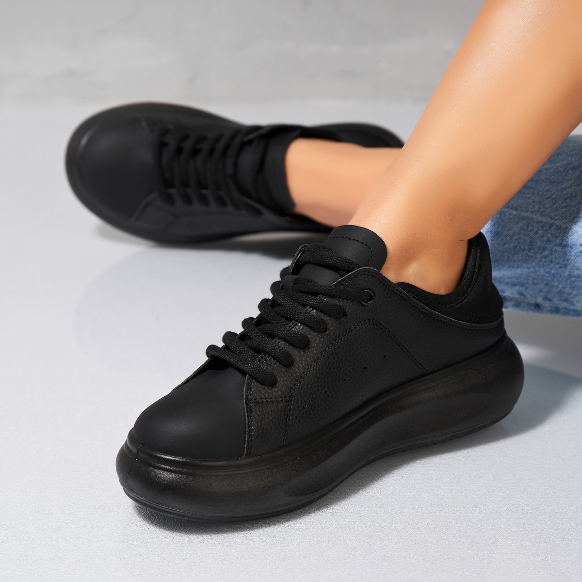 Poze Adidași damă Piele Ecologica Negru Sekai