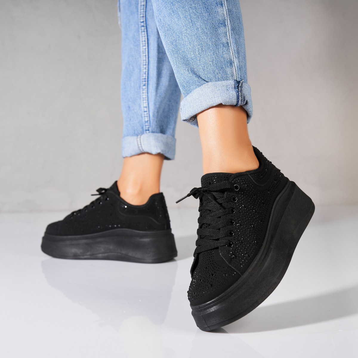 Poze Adidași damă Piele Ecologica Negru Toney