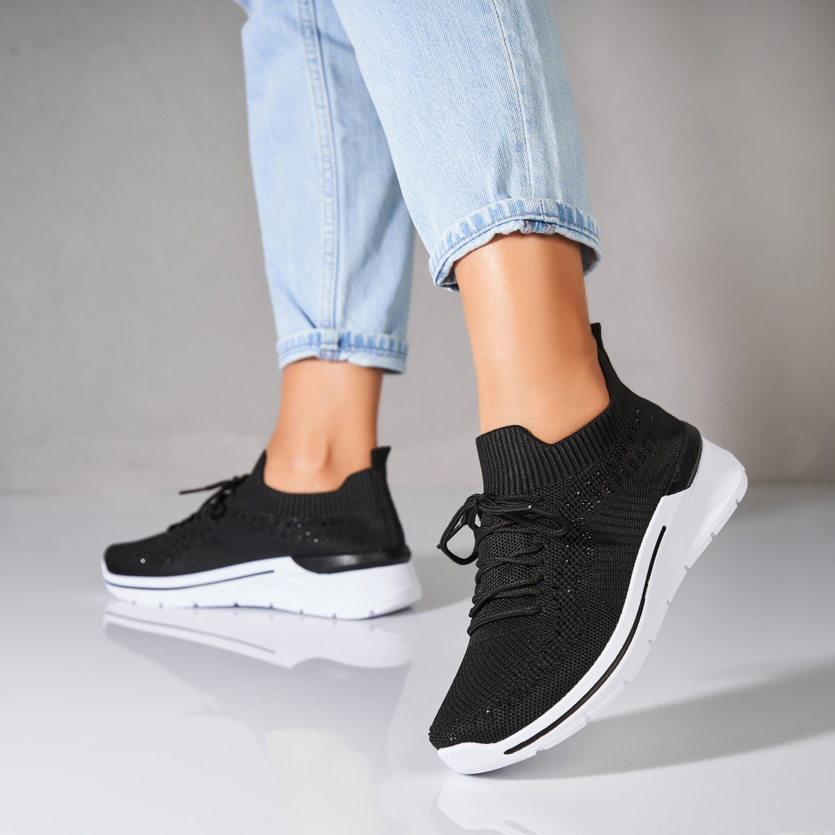 Poze Adidași damă Textil Negru Rinna