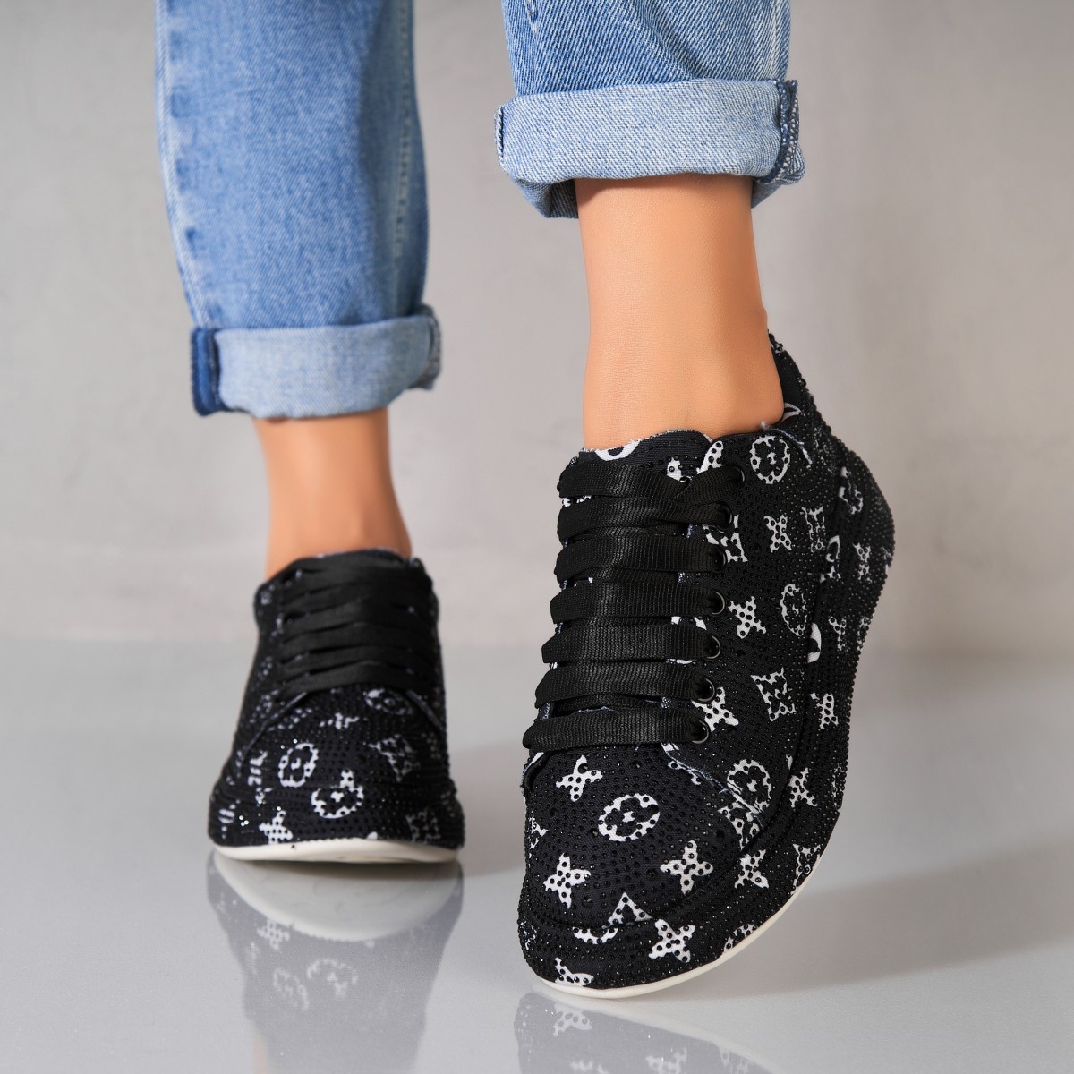 Poze Adidași damă Textil Negru Ryer