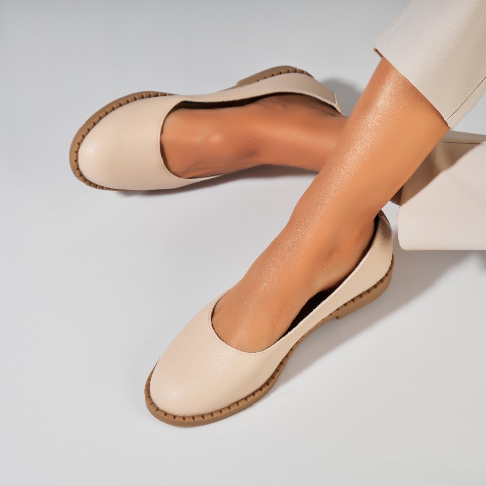 Poze Balerini dama Piele Ecologica Bej Esmy