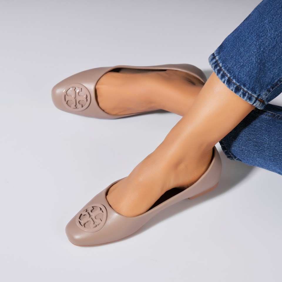 Poze Balerini dama Piele Ecologica Kaki Kayn