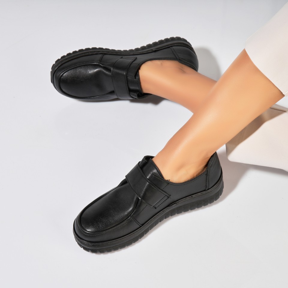 Poze Pantofi dama casual Negri din Piele Ecologica Henlie