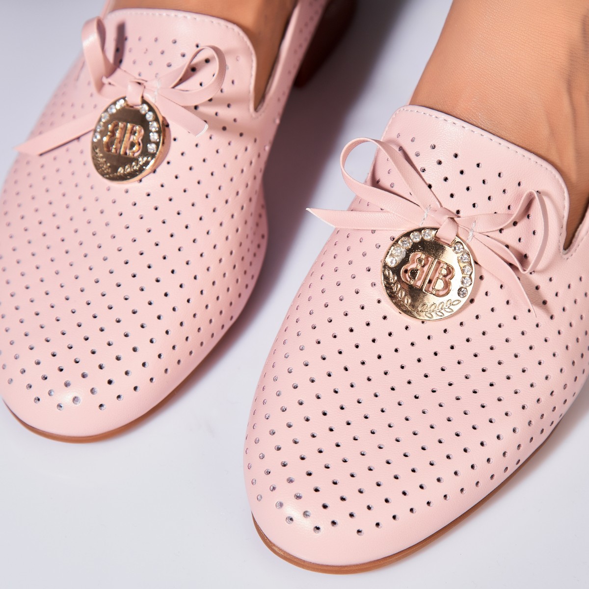 Poze Pantofi dama casual Roz din Piele Ecologica Kimmy