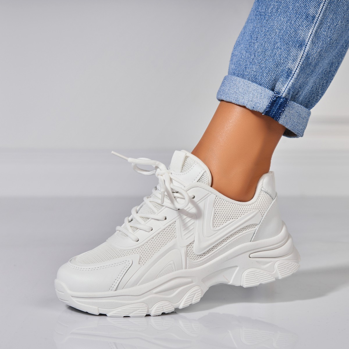 Poze Adidași damă Piele Ecologica Alb Enara