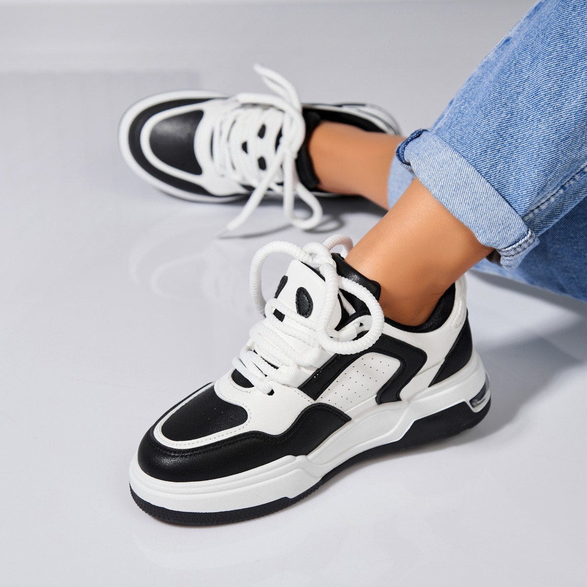 Poze Adidași damă Piele Ecologica Negru Anyra