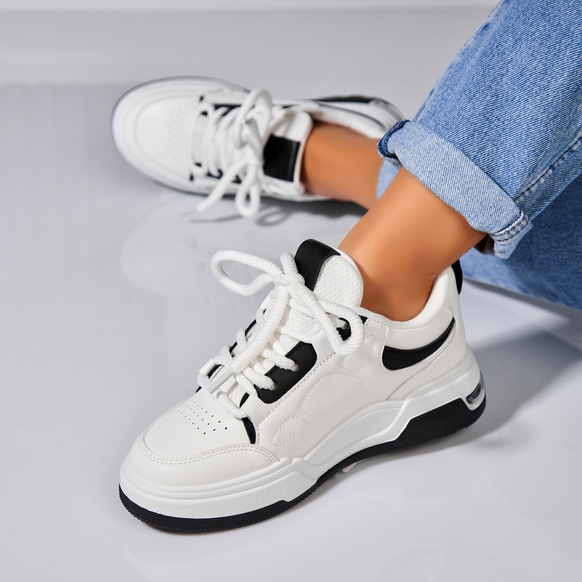 Poze Adidași damă Piele Ecologica Negru Avaia