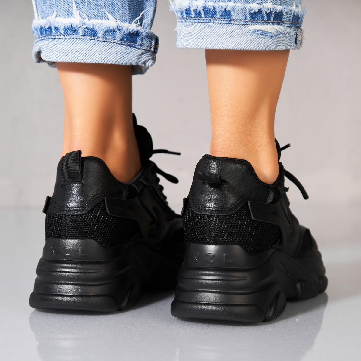 Poze Adidași damă Piele Ecologica Negru Nadra