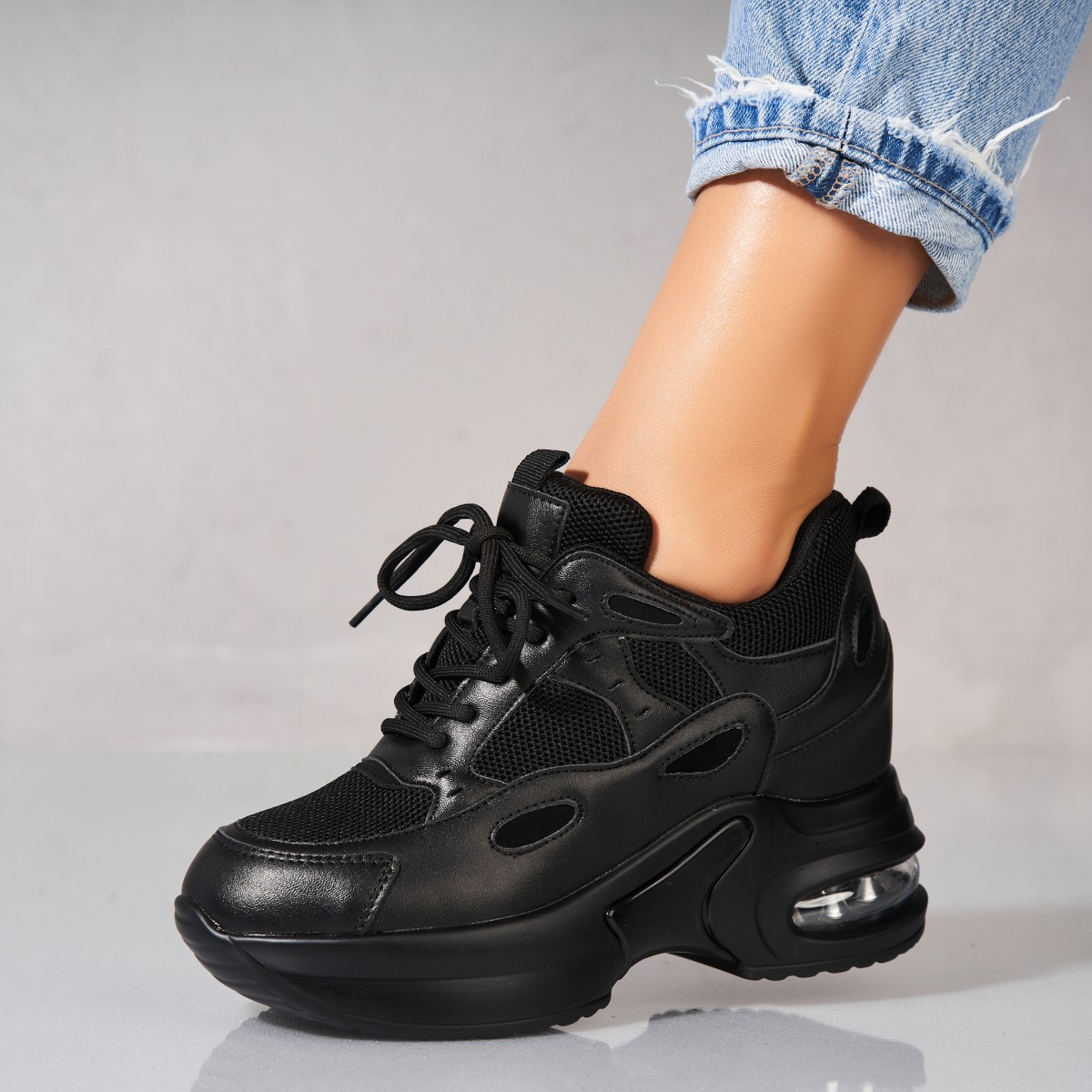 Poze Adidași damă Piele Ecologica Negru Viya